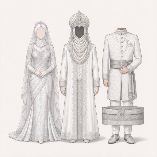 Muslim wedding garments and modest bridal clothing
